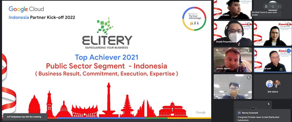 Elitery Raih Best Google Partner for Public Sector 2021