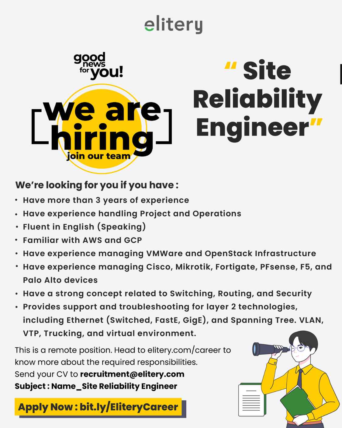 Site Reliability Engineer Website Rev 2